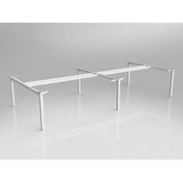 OL Axis Double Sided 4-User Workspace Frame