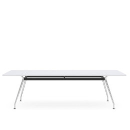 DD Apollo Boardroom Table with Polished Steel Base