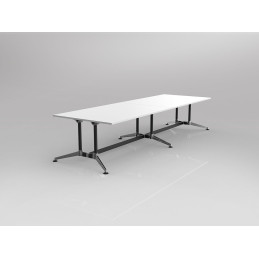 OL Modulus Twin Post Collar leg Boardroom Table