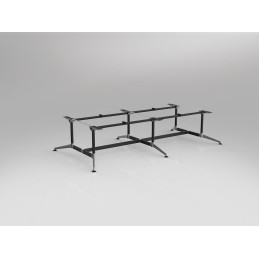 OL Modulus Meeting Table Frame Double Span Construction