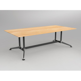 OL Modulus Solid Beech Meeting Table