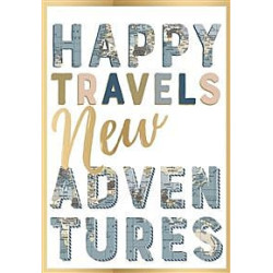 Bon Voyage Happy Travels New Adventures Greeting Card