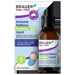 Brauer Baby & Child Immune Defence Probiotic Liquid 45ml