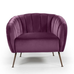 BT Monica Arm Chair with Velvet Fabric