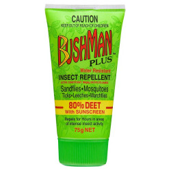 Bushman Plus Insect Repellent 80% Deet with Suncreen Gel 75g