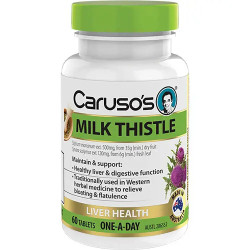 Caruso's Natural Health Milk Thistle One A Day 60 Tablets