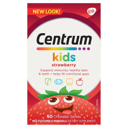 Centrum Multivitamin Kids Strawberry Flavour 60 Tablets