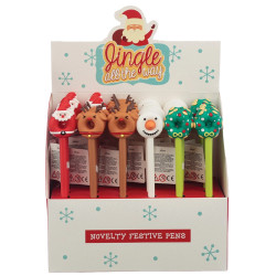 Christmas Donut Fine Tip Pen - Sold Separately