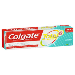 Colgate Total Mint Stripe Antibacterial Fluoride Gel Toothpaste 115g