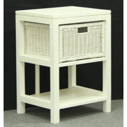 CT 1 Drawer Rattan Lamp Table