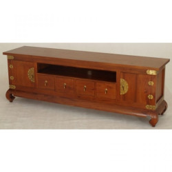CT 2 Door 4 DVD Drawer Chinese Low Entertainment Unit