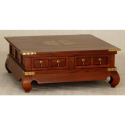 CT 4 Drawer Chinese Coffee Table 100 x 100 cm