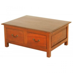 CT 4 Drawer Straight Leg Coffee Table