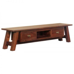 CT Japanese 2 Drawer Entertainment Unit