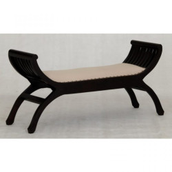 CT Upholstered 2 Seater Stool