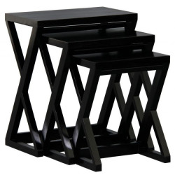 CT Z Style Nest of Table in Black