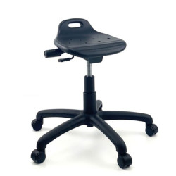 CURRIE Sit-Stand Office Lab Stool Nylon Base