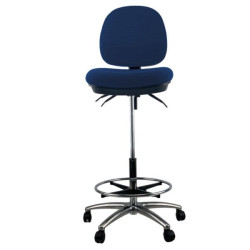 DAZE Medium Back Chrome Base Drafting Office Chair