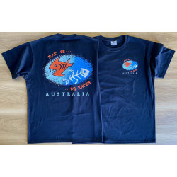 AIE Be Eaten - Adult T-shirt Navy Blue