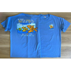 AIF Be A Big Fish - Adult T-shirt Chambray Blue