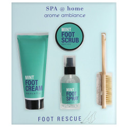 Arome Ambiance Spa Home Foot Rescue Mint Set