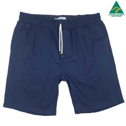 Bahamas Cotton/Linen Short - Navy