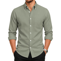 Men's Slim Fit Oxford Dress...