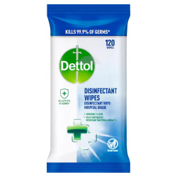 Dettol Disinfectant Cleaning Wipes Fresh 120 Pack