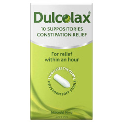 Dulcolax Suppositories 10mg 10 Pack