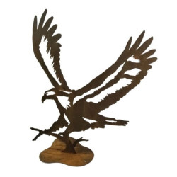 Eagle Medium Garden Art Stand