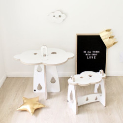 Ekokids Kloud Table & Stool