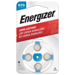 Energizer Hearing Aid Zinc Az675 Dpa 1.4 4 Pack
