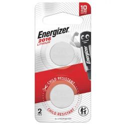 Energizer Lithium Battery CR2016 3 Volts 2 Pack