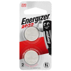 Energizer Lithium Battery CR2032 3 Volts 2 Pack