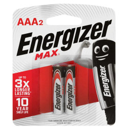 Energizer Max E92 AAA 2 Pack