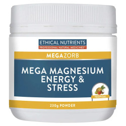 Ethical Nutrients MegaZorb Mega Magnesium Energy & Stress 230g Powder