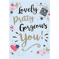 Female Hearts Greeting Card