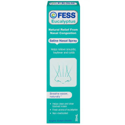 Fess Saline Nasal Spray Eucalyptus 30ml