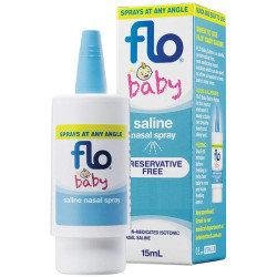 Flo Baby Saline+ Nasal Spray 15ml