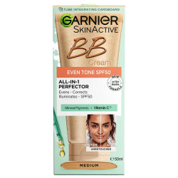 Garnier BB Cream All-In-One Perfector Even Tone Shade Medium SPF 50 50ml