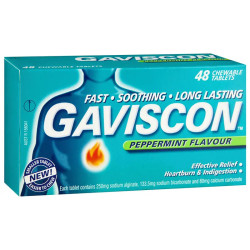 Gaviscon Peppermint 48 Tablets