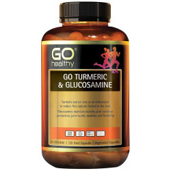 Go Healthy GO Turmeric & Glucosamine 120 VegeCapsules
