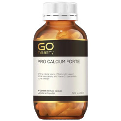 GO Healthy Pro Calcium Forte 60 VegeCapsules