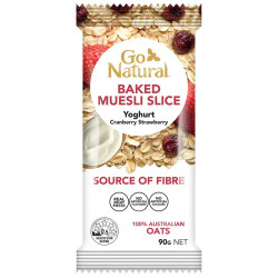 Go Natural Baked Muesli Yoghurt Cranberry Strawberry Cranberry 90g