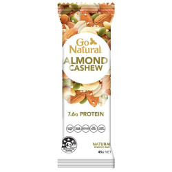 Go Natural Snack Bar Almond Cashew 45g