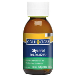 Gold Cross Glycerol Glycerin BP 100ml