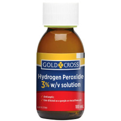 Gold Cross Hydrogen Peroxide 3% 10 Vol w/v Solution 100ml