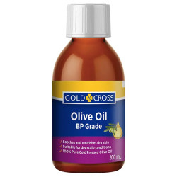 Gold Cross Olive Oil BP Grade 200ml