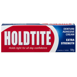 Holdtite Denture Adhesive Cream Extra Strength 58g