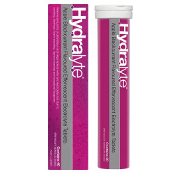 Hydralyte Electrolyte Effervescent Apple Blackcurrant 20 Tablets